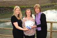 Sara Venning (Director of Customer Service Delivery, NI Water); Alice Johnston (British Deaf Association); and Martina Hamilton (NI Water) | NI Water News